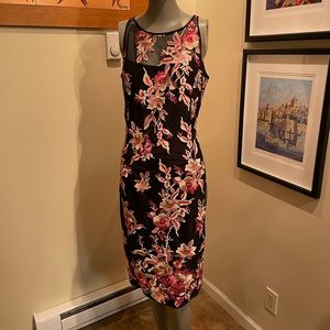 White House Black market embroidered dress